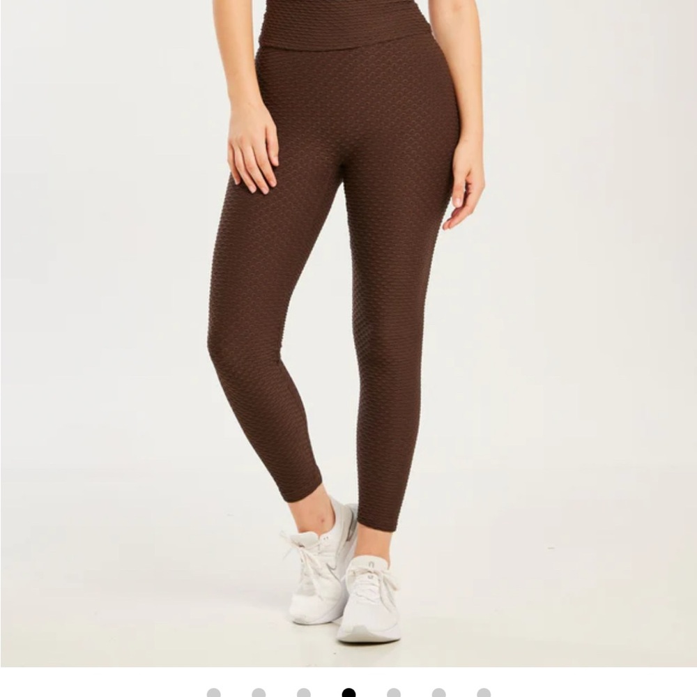Booty by Brabant Coffee Croco skin seamless leggings